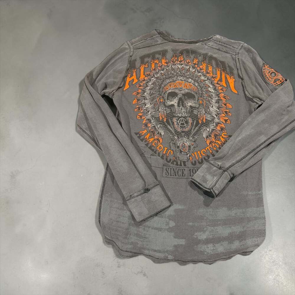 Affliction Men’s Long Sleeve Reversible Shirt | Size XL